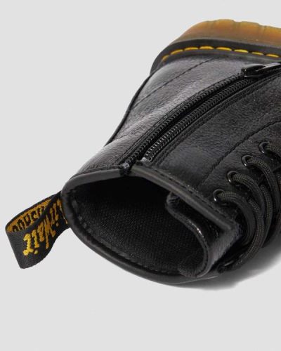 Botas Con Cordones Dr Martens Junior 1460 Crinkle Metallic Para Niños DR8608P